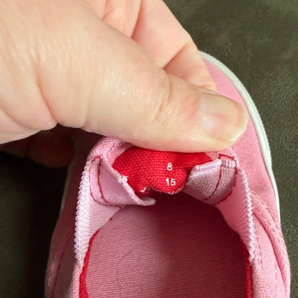 Old Navy Pink Slip-On Canvas Sneakers for Kids